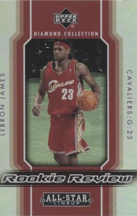 2004-05 Upper Deck All-Star Lineup - Rookie Review LeBron James