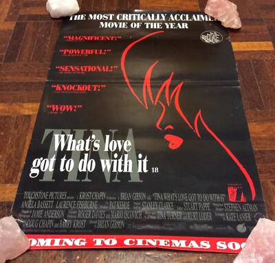 Original Small Movie Poster - What s Love Got To Do With It - Tina Turner 1993