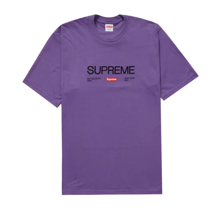 Est Suprême 2021 Tee shirt violet grand FW21 1994