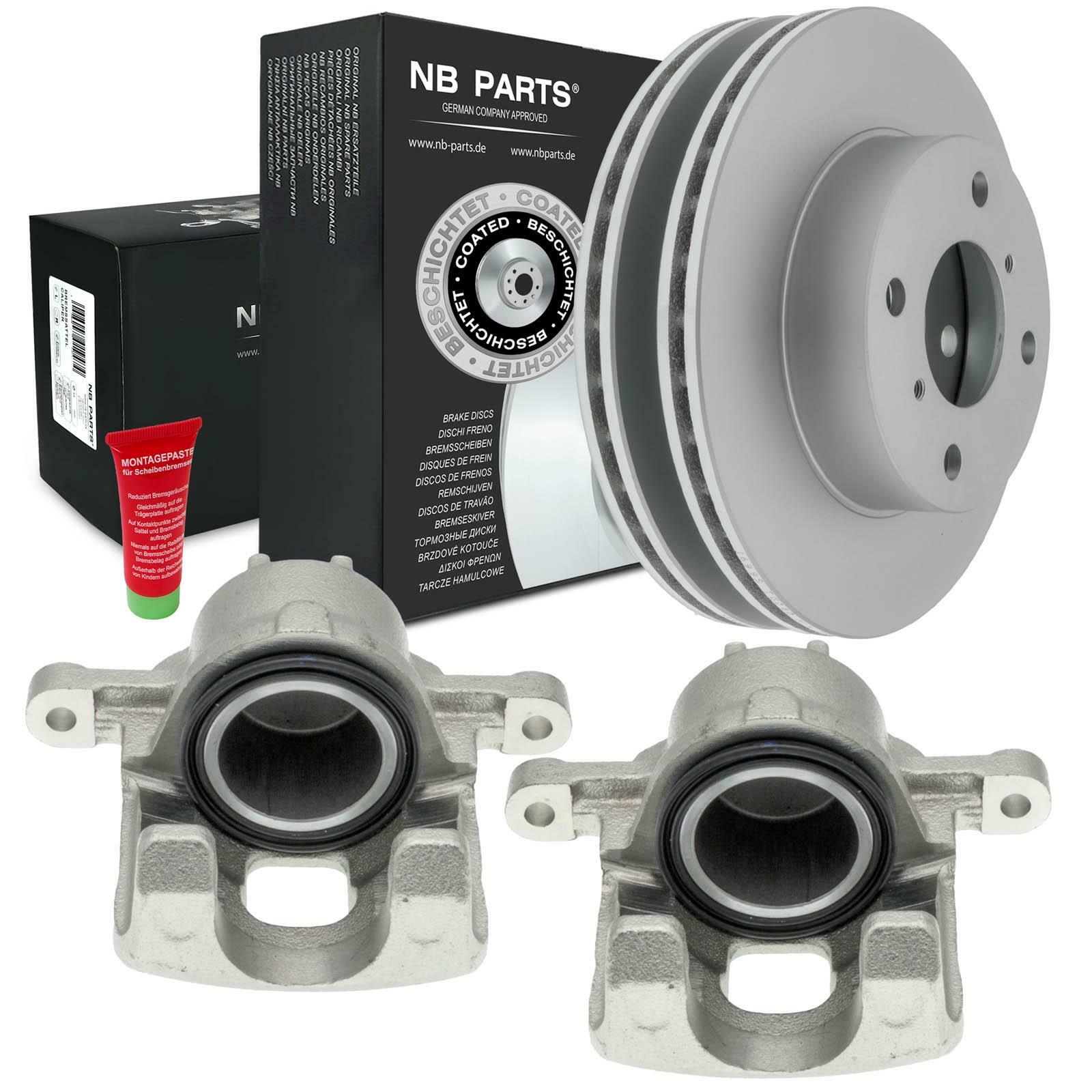 Brake Calipers + Ventilated Brake Discs 231mm Front for Suzuki Alto VI FF RF410