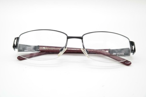 Gianfranco Ferre GF401-04 Black Red half Rim Glasses Frames New - Picture 6 of 6