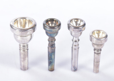 4x Mundstück Trompete Weril Arnolds & Sons VTR VCO 10 1/2  C 1 1/2 C 6 1/2 AL-L