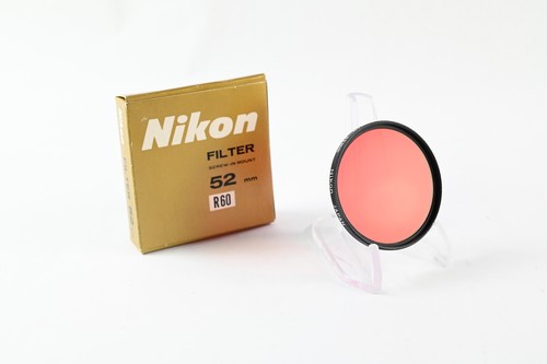 Nikon 52mm Red #R60 (25A) Glass Filter for Black & White Film #G258