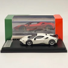 Fine model 1:64 Scale Novitec Ferrari SF90 Diecast Models Car Collections White