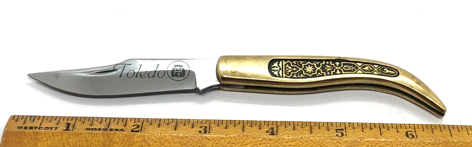Vintage Toledo Pocket Knife Spain 3" Blade eBay