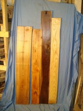 black walnut, spalted maple, elm and cherry boards lumber crafts knife scales