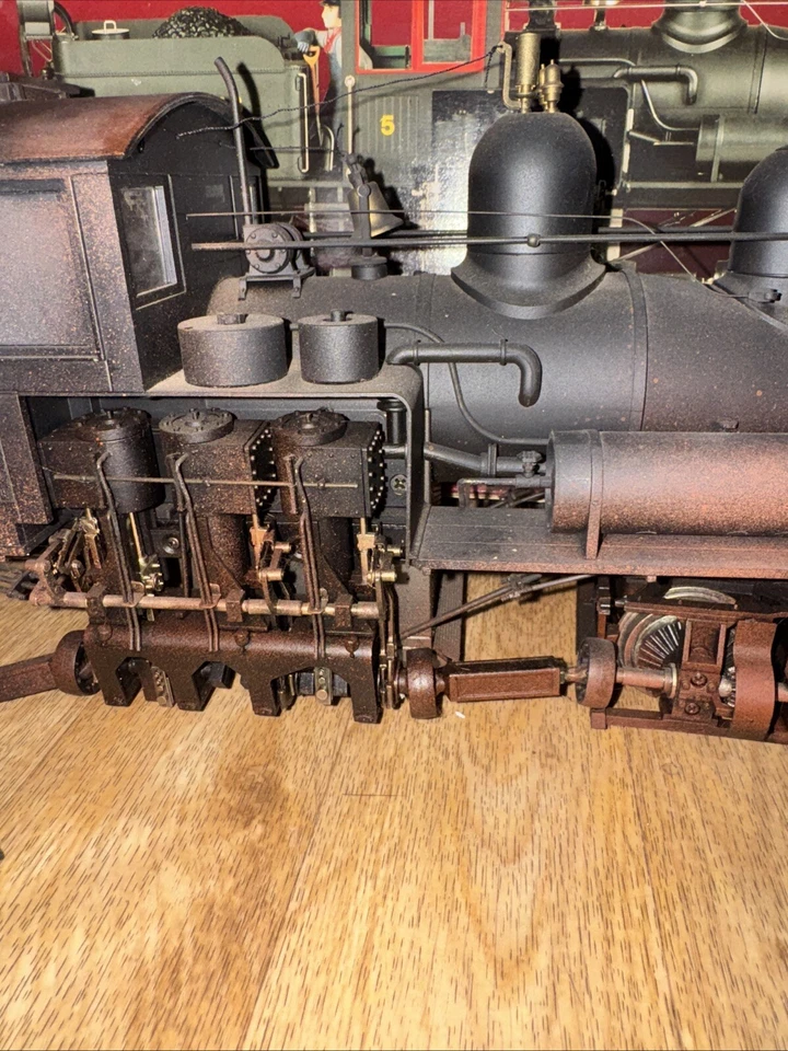 Bachmann 81196 G Scale Spectrum 36 Ton-2 Truck Shay Pardee Weathered? Ely Thomas - Image 3 of 4