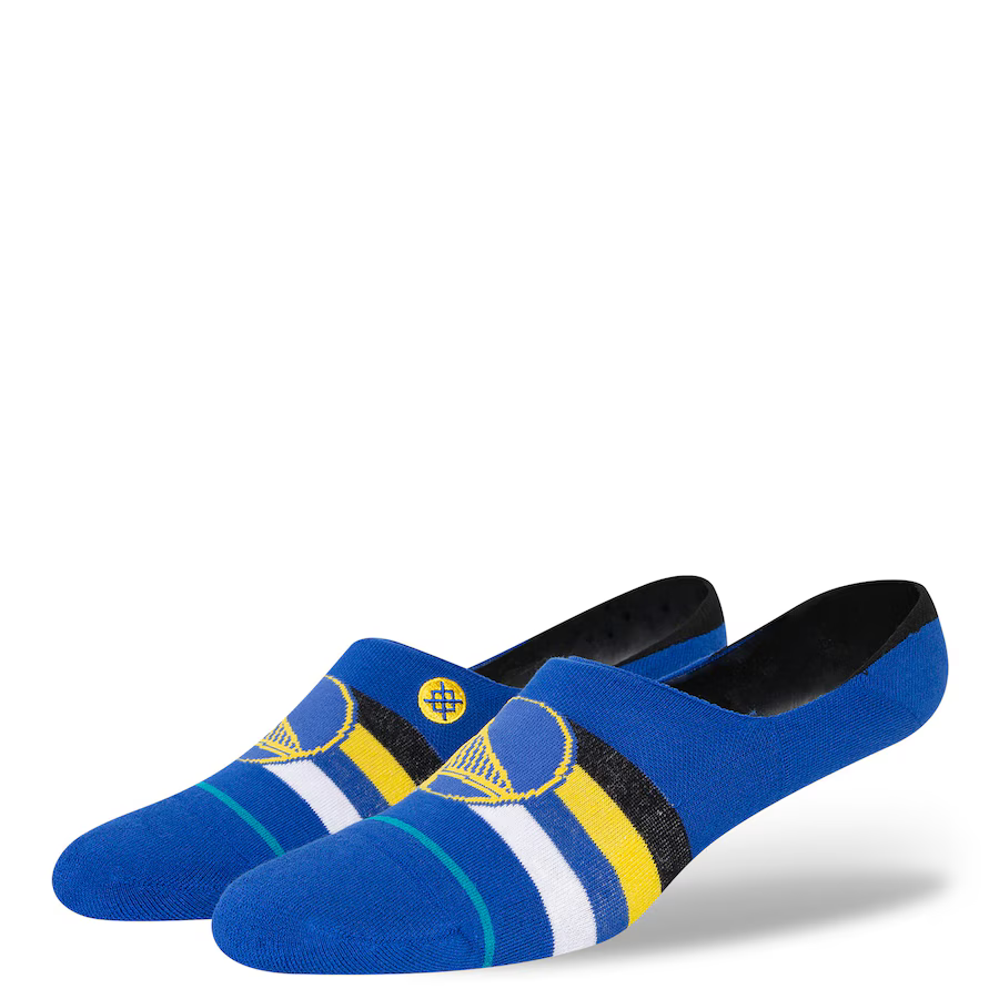 Golden State Warriors NBA No-Show Socks Size M 6-8.5 by Stance-image
