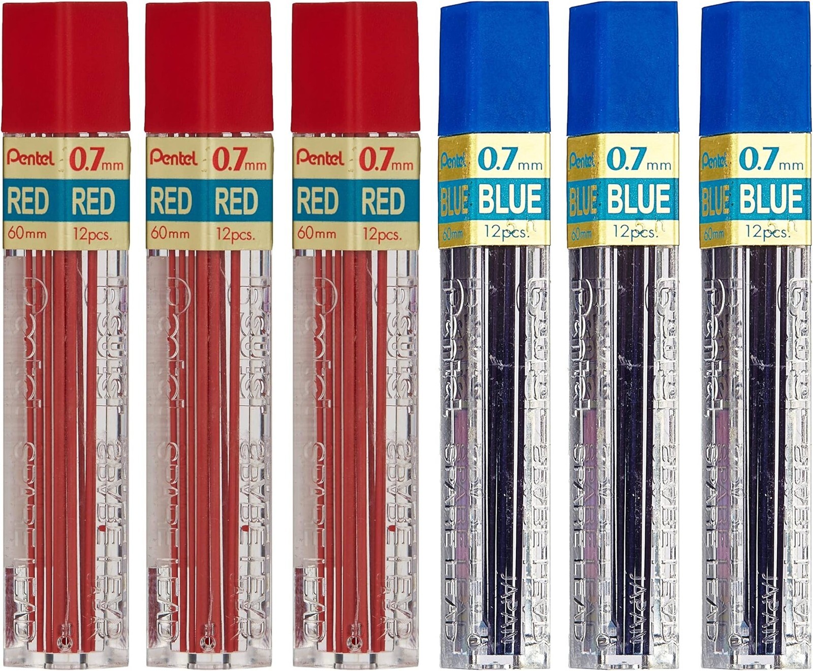 Refill Lead, 12 Leads/tube, 3 Tubes
