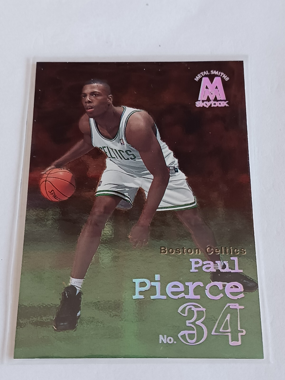 1998-99 Skybox Molten Metal Paul Pierce Rookie Card (RC) #91 Boston Celtics