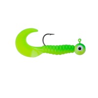 Johnson Swimming Grubs Fishing Bait Chartreuse/green 3 on sale Johnson Swimming Grubs Fishing Bait Chartreuse/green 3 on sale