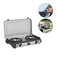 Campinggaz Campingkocher 2 Flammig Gaskocher Mit Schlauch & Regler Herd Outdoor