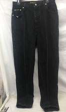 Vintage Sasson Modern Basics Black Relaxed High Waist Mom Denim Jeans Women's 16
