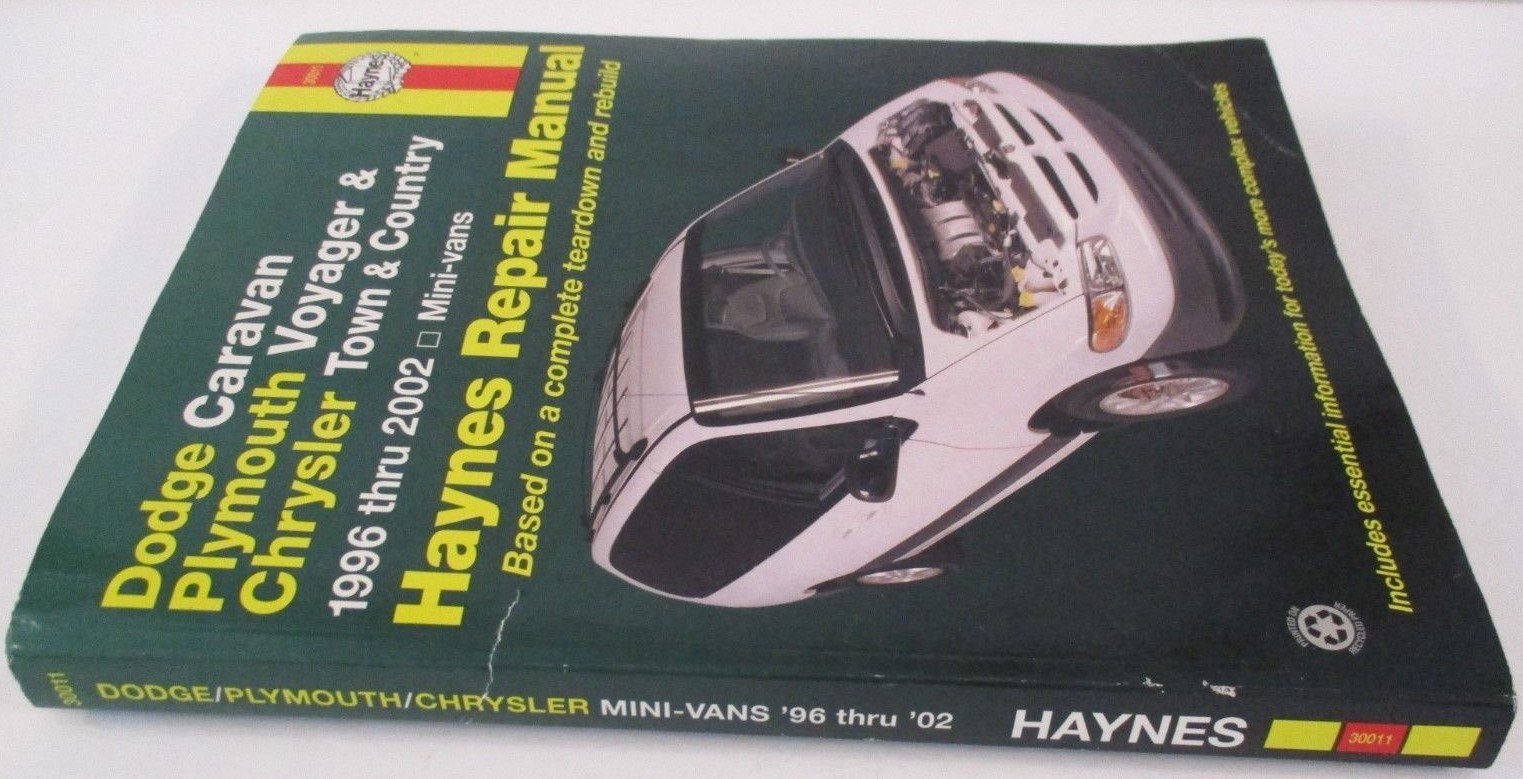 1996 - 2002 Haynes Repair Manual Dodge Caravan Plymouth Voyager CHRYSLER  Town | eBay