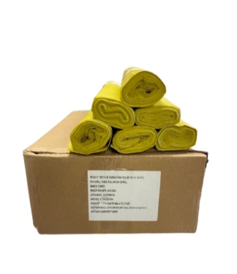 GENEICO SACCHI PER SPAZZATURA 70X110 GIALLO 30 MICRON 100/200 ROTOLI BUSTE IMMONDIZIE