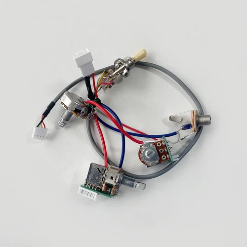 1 Set Electric Guitar Pickup 2v1t Wiring Harness Push Pull Switch Potentiometers