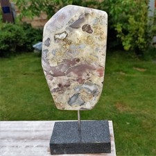 Fossile Koralle Skulptur K&ouml;nigscobra Oceanjaspis Korallenachat Ozeanjaspis