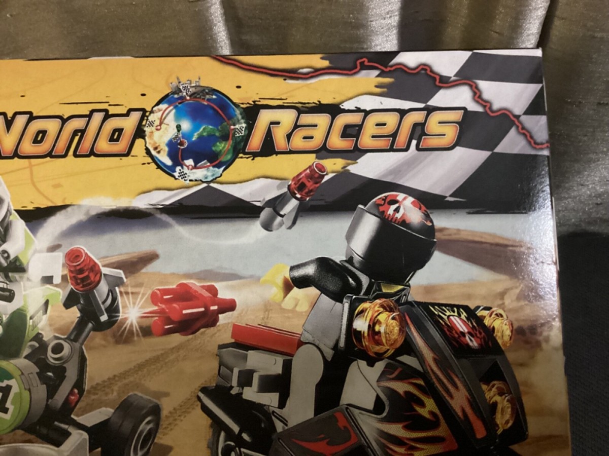 Lego World Racers Snake Canyon 8896 motor cross dirt bike Team