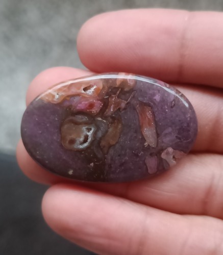 Natural Purple Sugilite Designer Oval Cabochon Loose Gemstone Russia - Picture 2 of 12