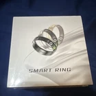 Smart Ring Fitness Activity Tracker, Black, Size 7