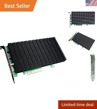 HighPoint Technologies 4-Port M.2 SSD6204A NVMe Boot RAID Controller Green