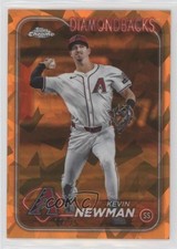2024 Topps Chrome Update Sapphire Edition Orange 19/25 Kevin Newman 05ol