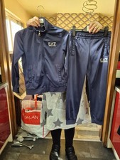 Armani Ea7 Kids Tracksuit Size 10 Years 140cm Navy