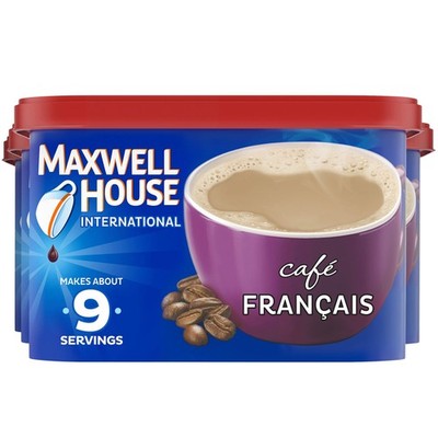 Maxwell House International Café Francais Café-Style 7.6 Ounce (Pack of 4) 