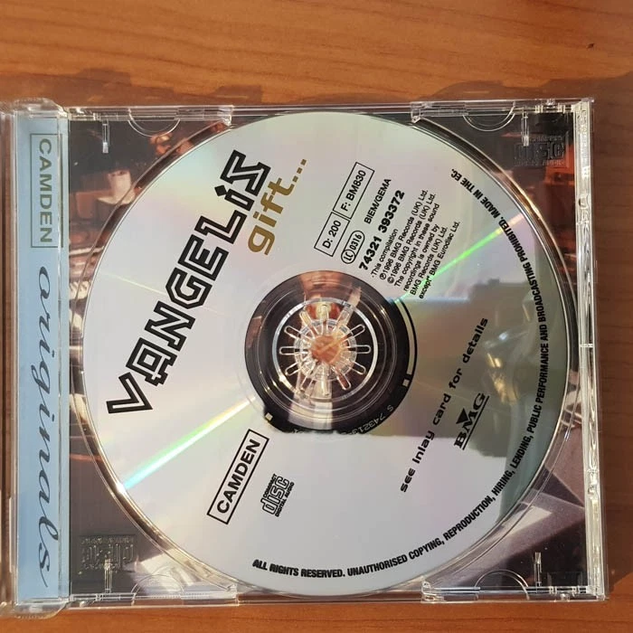 VANGELIS gift DISCTRONICS EC NM/EX (CD Album, Pop, Camden) - Bild 3 von 4