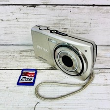 PENTAX Optio E80 Silver Digital Camera 10MP Compact Model