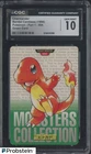 1996 VINTAGE Pokemon Bandai Carddass Green Card Charmander CGC 10 GEM MINT