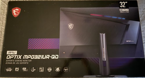 MSI MPG321UR-QD 32" Gaming Monitor, 4K (UHD), IPS, 1ms, 144Hz, HDR 600 - Picture 1 of 14