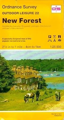 Outdoor Leisure Maps: New Forest Sheet 22, Ordnance Survey, Used; Good Book