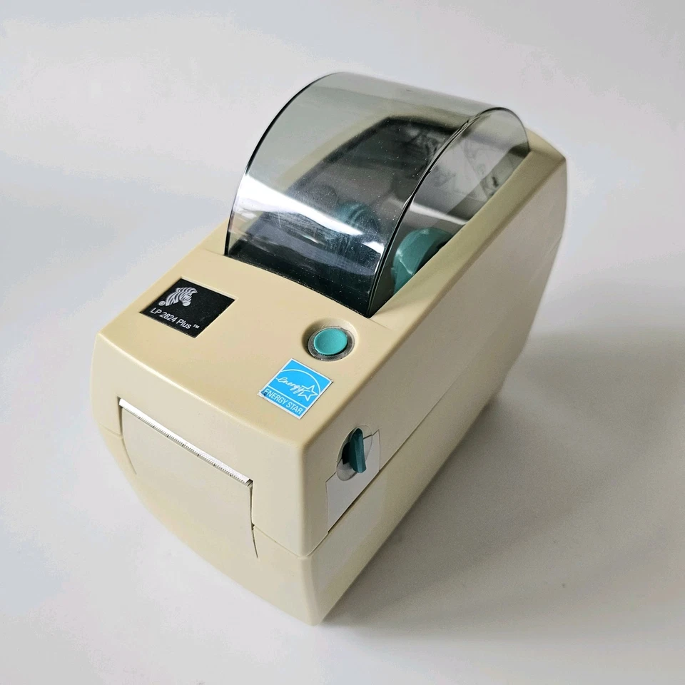Zebra LP2824 Plus Network LAN Thermal Label Printer PSU USB 2x1" Labels 63 - Image 3 of 4