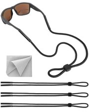 Braided Glasses Strap, Eyeglasses Sunglasses Lanyard Cord for Men Women, Bla...