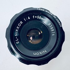 Nikon El-Nikkor f 50mm 1:4 Enlarging Lens - Excellent Condition