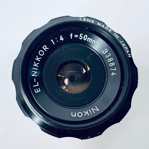Nikon El-Nikkor f 50mm 1:4 Enlarging Lens - Excellent Condition
