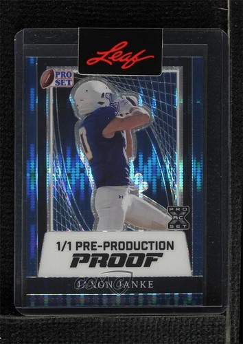 2024 Leaf Pro Set Metal Auto 1/1 Jaxon Janke #PA-JJ1