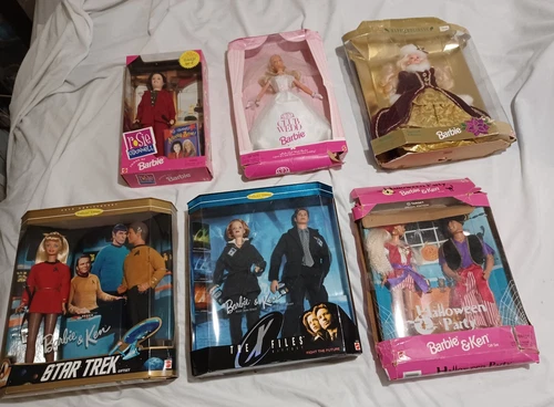 Vintage Barbie&Ken/Halloween,X-Files,Star Trek,Wedding Damaged&Dented Boxes