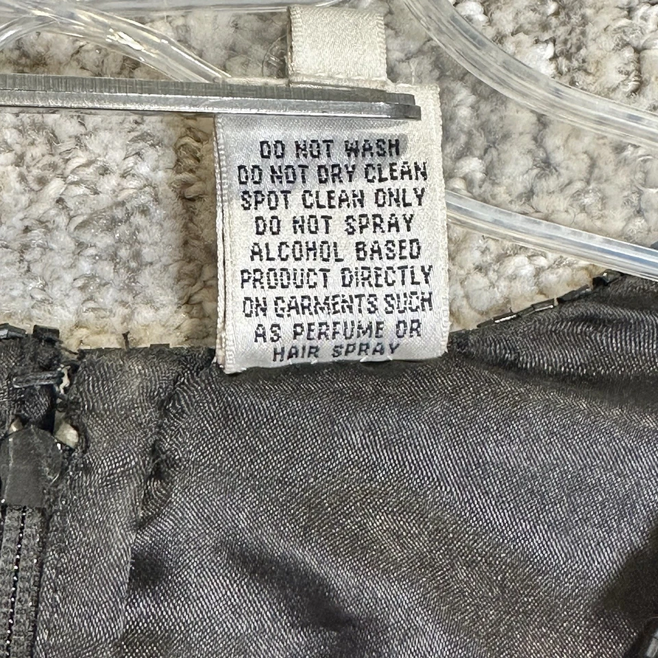 Scala Vintage 100% Silk Sequin Beaded Poinsettia Christmas Holiday Long Sleeve S - Image 4 of 4