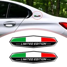 Motorcycle Italy Flag Sticker 3D Emblem Badge Decal for Motobike Car Bike Truck