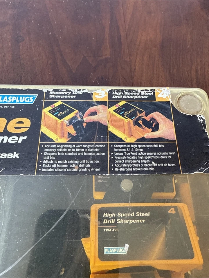 Plasplugs XTRA AFILADOR 4 en 1 cuatro en uno cuchillo eléctrico tijeras taladro Foto 4 de 4