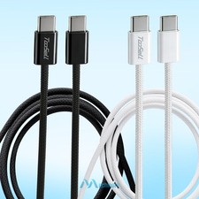 PD 100W USB C to Type C Fast Charger Cord For iPhone Air 17 16 15 Pro Samsung