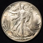 1942 Walking Liberty Silver Half Dollar Philadelphia Mint Uncirculated BU