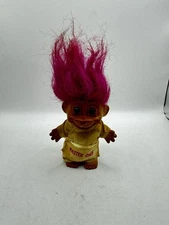 Vintage Russ Troll Doll Master Chef Costume 5” Pink Hair Original - No Hat (052)