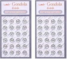 48Pcs Silver Metal Fastener,6mm Buttons Mini Sew-on Snap Buttons Press Studs ...