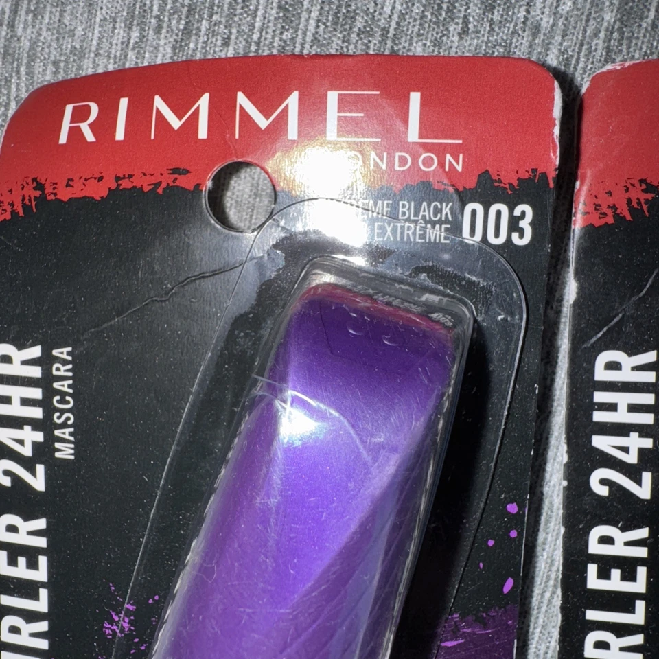 Rimmel Super Curler 24HR 003 Extreme Black 2 Pack Free Shipping - Image 2 of 4