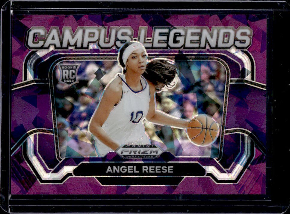 2024 Prizm Draft Picks Angel Reese Campus Legends RC Purple Ice #/149