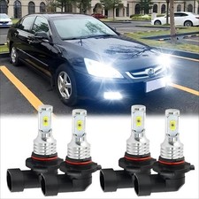 For Honda Accord 1993-2006 Highlow Beam Combo 9005 9006 Led Headlight Bulbs Kit
