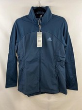 ADIDAS GOLF Women"s 130 HYBRID PARKA Full Zip Jacket Crew Navy Sz S NWT